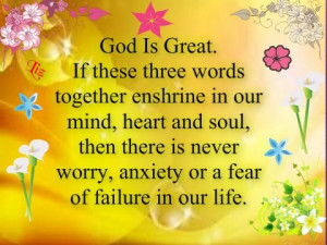 ... ,If these three words together enshrine in Our Mind ~ Good Day Quote