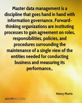 is a discipline that goes hand in hand with information governance ...