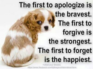 Forgive & forget...