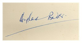 Douglas Bader Autograph