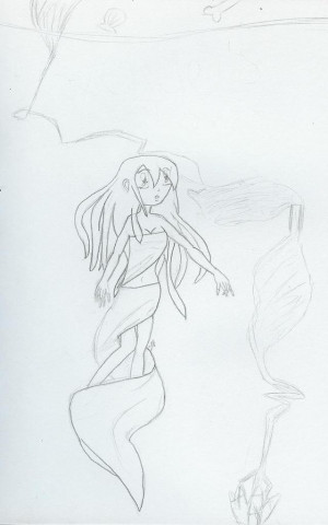 Beowulf Grendel Mother Drawing