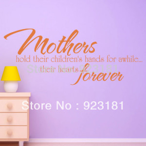 Hot Mother Children Quote Wall Art Sticker Decal Home DIY Decoration ...