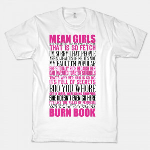 Mean Girls Quotes for T Shirt