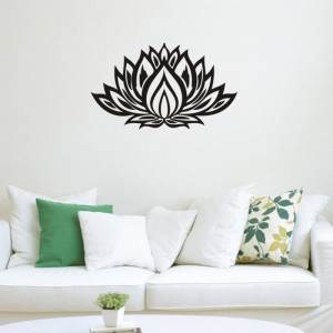 Wall-Decal-Art-Home-Decor-Mural-Mandala-Lotus-Flower-Floral-Indian ...