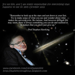 ... you read the book A Brief History of Time by Prof. Stephen Hawking