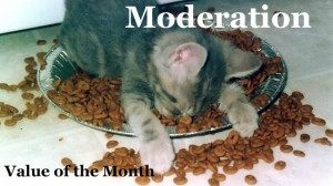 With moderation, of course.
