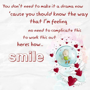 Lyric quote from Just Smile by Olly Murs