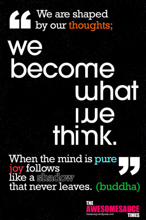 Shaped thoughts, by Buddha by vicemark