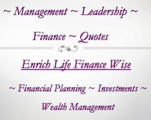 Leadership Finance Quotes Enrich Life Finance Wise Financial ...