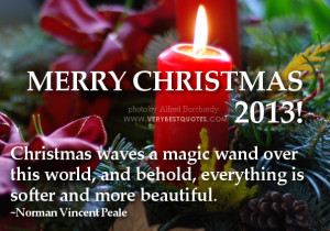 Merry Christmas picture quote for 2013