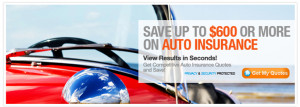 Save up to $600 or more on auto insurance.”