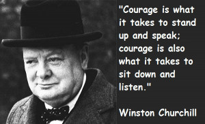 Continue reading these famous Winston Churchill quotes about courage