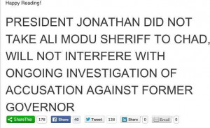 Breaking News:President Jonathan disowns Sheriff (SAS)... Says Sheriff ...