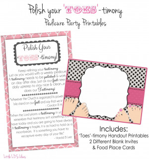 Enjoy a night of pampering as you discuss how tokeep your 'Toes ...