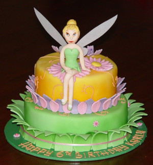 Related Pictures tinkerbell birthday cake