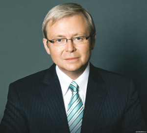 Kevin Rudd, Prime Minister of Australia (sworn in on Jun 27, 2013)