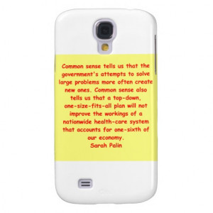 great Sarah Palin quote Galaxy S4 Covers