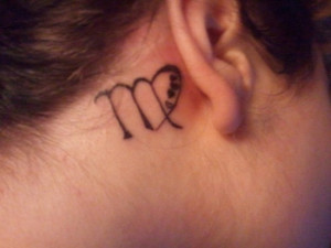 ... 7th, 2013. Tattoo Design, Classy Looking Behind The Ear Tattoo