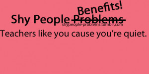 Shy People Benefits - shy-people Photo