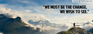 Gandhi Quotes Facebook Cover