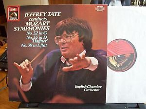 JEFFREY TATE conducts MOZART Symphonies 32 35 Haffner and 39 EMI LP