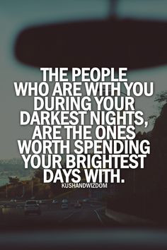 Thankful for those who stuck around through my darkest days. More