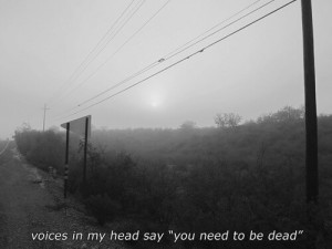love photography quote Black and White sad vintage landscape Grunge ...