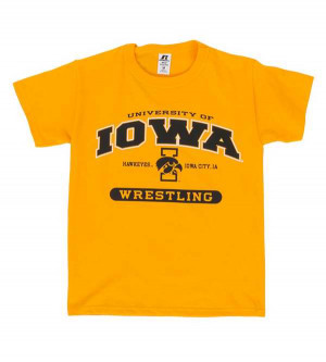Iowa Hawkeyes Youth Wrestling Ss T Shirt picture