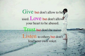 Trust but don't be naive
