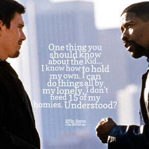 ... my own i can do things all by my lonely, i don't need 15 of my homies