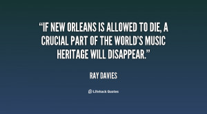 If New Orleans is allowed to die, a crucial part of the world's music ...