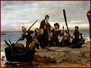The pilgrims landed at Plymouth Rock because they ran out of beer.