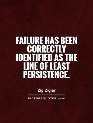 Failure Quotes Persistence Quotes Zig Ziglar Quotes