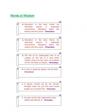 chanakya quotes in english