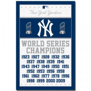 New York Yankees Champs Poster Print (24 X 36)