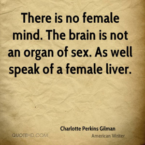 Charlotte Perkins Gilman Sex Quotes