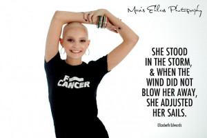 ... not blow her away, she adjusted her sails #quotes #cancer #fightcancer