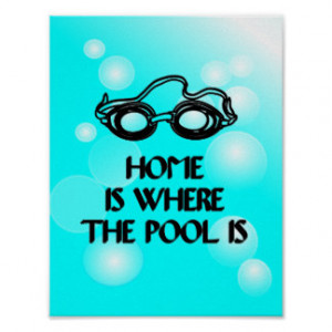 Funny Swim Quote - Poster
