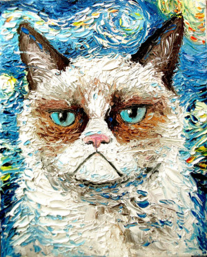 Van Gogh Grumpy Cat