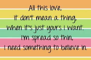 Firm Believer - The Spill Canvas know that feel