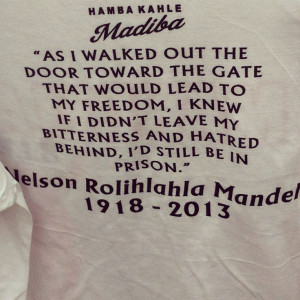 great quote from Nelson Mandela.