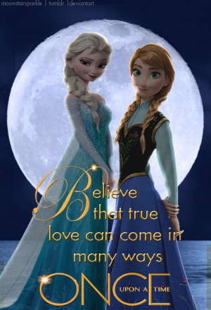 ... ways' - fan made Elsa and Anna poster for Once Upon a Time season 4