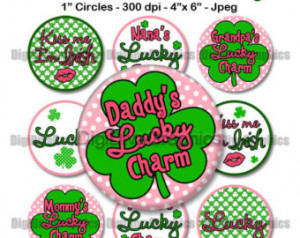 ... Circles - Digi Images Daddys, Mommys, Nanas Lucky Charm - NO.165