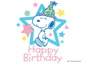 ੯ू•͡ ̨͡ ₎᷄ᵌ Happy Birthday Snoopy