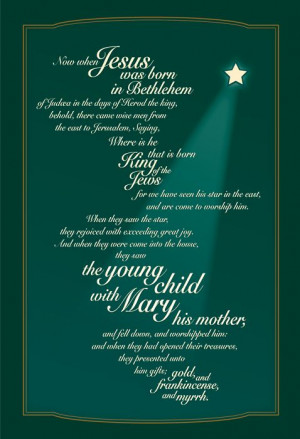 From Matthew, chapter 2