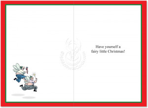Sugar Plumber Fairies Funny Image Christmas Greeting Card Nobleworks ...