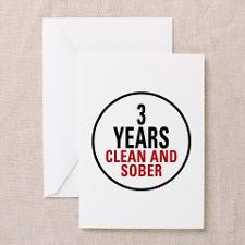 Years Clean & Sober Greeting Cards (Pk of 10) for