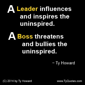 Ty Howard's Leadership Quotes, Quotes on Leadership