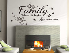 ... Inspirational Wall Art Quotes Vinyl Wall Sticker, DIY Home Wall Decal