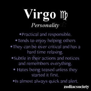 All About Virgo Personality